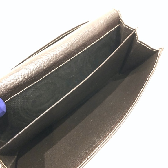 Gucci Brown GG Canvas Long Wallet Sku#84128 (gently used, pocket dirty) - Picture 10 of 15